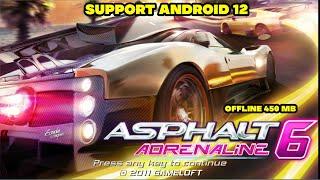 Asphalt 6 Adrenaline v3.7.0 Apk Fix Andorid 12 Gameplay offline