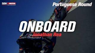 On board Jonathan Rea at Portimao