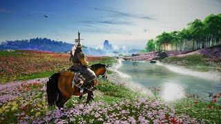 4K Ghost of Tsushima PC - Relaxing Horse Riding