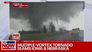 Enormous multi-vortex tornado rips through Iowa  LiveNOW from FOX
