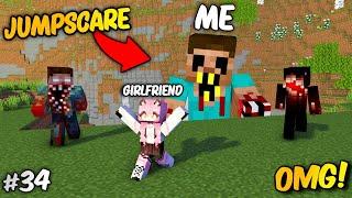  I Became Most Deadliest Entity To Troll My Girlfriend in Minecraft  Hindi  #34