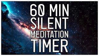 60 Minute Silent Meditation with Bells - 10 Min Intervals  Timer  Unguided