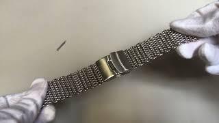 Premium  Metal Stainless Steel Shark Mesh Bracelet Watch Band Strap Double Locking Clasp 5030