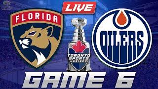 Florida Panthers vs Edmonton Oilers Game 6 LIVE Stream Game Audio  NHL Stanley Cup Finals Hangout