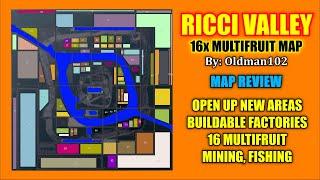 Ricci Valley 16x Multifruit & Factory Map By Oldman102 Farming Simulator 19