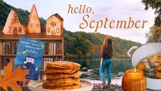Hello September  Fall Books Pumpkin Pancakes and an Autumn Simmer Pot  A Cozy Fall Vlog