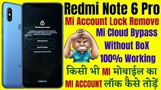 Redmi Note 6 Pro MI Account Lock Remove Without Any Box ll MI Cloud Bypass 100% Working Trick 2021