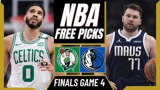 CELTICS vs. MAVERICKS Game 4 Free NBA Picks and Predictions Today - 61424  NBA Coast to Coast