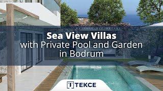 Sea View Villas with Private Pool and Garden in Bodrum  Antalya Homes ®