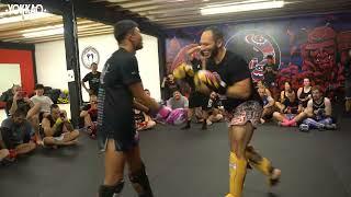 Sparring time for Saenchai & Superlek  in Seattle  YOKKAO Muay Thai Seminar USA Tour 2022