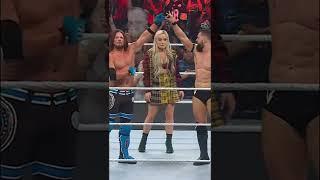 Liv Morgan Finn Bálor and AJ Styles join hands #Short