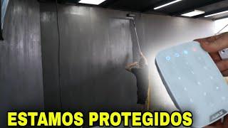  Proyecto Garaje #59  Instalamos ALARMA Ajax Systems  Termino de Pintar