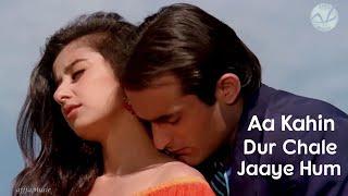 Aa Kahin Dur Chale Jaaye Hum  4K Video  Akshay Khanna  Manisha Koirala HD Audio  Alka YUdit N