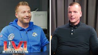 McVay Im a better coach because of Stafford FULL INTERVIEW  Super Bowl LVI on NBC Sports