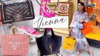 Vienna Luxury Shopping Weekend - LV Chanel Dior Hermes Fendi Prada YSL  Summer Travel Vlog ️