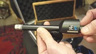 sE RN17 microphone on percussion #mic #RupertNeve