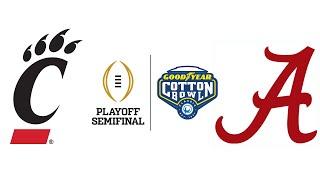 2021 Cotton Bowl #4 Cincinnati vs #1 Alabama Highlights