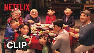 Family Dinner Clip  Over the Moon  Netflix After School