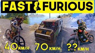 THE SPEED OF BIKES IN RUST IS UNBELIEVABLE  Rust Vehicle Overview