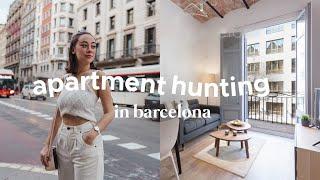 APARTMENT HUNTING IN BARCELONA SPAIN with prices & empty apartment tour