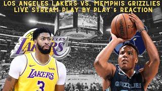 *LIVE*  Los Angeles Lakers VS Memphis Grizzlies Play By Play & Reaction Game 4