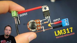 Adjustable Voltage regulator LM317  how to make