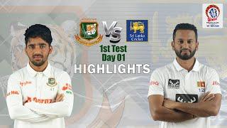 Bangladesh vs Sri Lanka Highlights  1st Test  Day 1  Sri Lanka tour of Bangladesh 2022