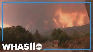 California wildfires force state of emergency Latest updates