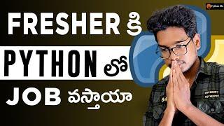 freshers ki python nerchukunte job vasthundha  Python  jobs for Freshers  python jobs