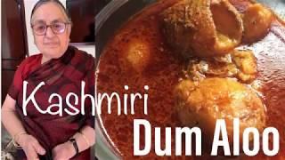 Kashmiri Dum Aloo Potato Curry Recipe how to make authentic Kashmiri Dum Aloo