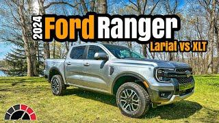 Which is better XLT or Lariat trim in the 2024 Ford Ranger?