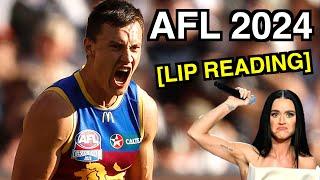 AFL 2024 Funny Lip Reading - featuring Katy Perry