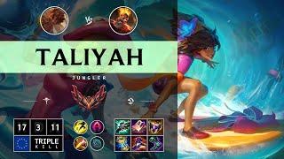 Taliyah Jungle vs Brand - EUW Grandmaster Patch 14.13