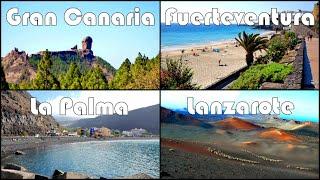 Best CANARY ISLAND for YOU?  TRAVEL GUIDE  Gran Canaria Fuerteventura La Palma and Lanzarote