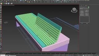 how model a modern bench in 3dsMax