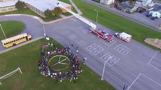 Mother Seton School Pinwheels for Peace 2018