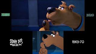 Scooby-Doo 19692020 side-by-side comparison