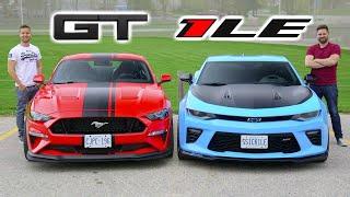 2019 Mustang GT PP2 vs Camaro SS 1LE  Battle Of The Track Packs