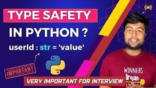 Python Type Hinting in Hindi  Important Concept