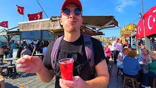 Trying TURKISH STREET FOOD near Istanbuls top tourist attractions 