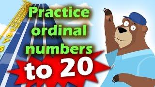 Ordinal Numbers 1-20 for Kids  Preschool & Kindergarten Math  Kids Academy