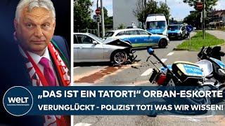 STUTTGART Das ist ein Tatort Eskorte von Orban schwer verunglückt - Polizist tot Was wir wissen
