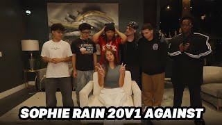 Sophie Rain 20v1 Against FaZe Clan FUNNY