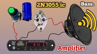 How To Make Amplifier using 2N3055 Transistor  2N3055 Transistor se Amplifier  Rahul Mokhria