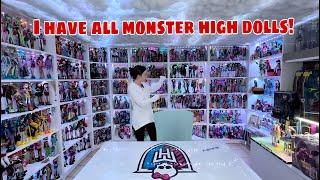 I HAVE ALL MONSTER HIGH DOLLS  - WORLDS  LARGEST  MONSTER  HIGH  COLLECTION 