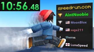 How I almost beat a Roblox Speedrun