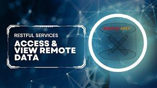 RESTful Services Access and View Remote Data in Oracle APEX