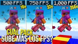 CUÁL TEXTURE PACK SUBE MÁS FPS en MINECRAFT 2023?