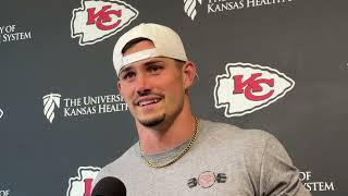 #Chiefs LB Drue Tranquill Minicamp Press Conference June 11 2024