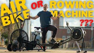 Air Bike or Rowing Machine? Best Home Gym Conditioning Tool